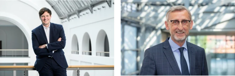 Staatsminister für Kultus sowie LPR-Vorstand Conrad Clemens und Staatsminister des Innern sowie LPR-Vorsitzender Armin Schuster