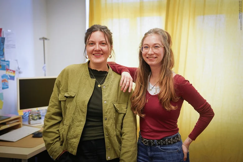 Portraitfoto von Annalena Franke und Laura Frenzel