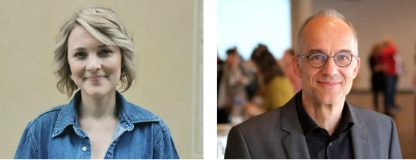 Portraitbilder von Anna-Isabell Kreutz und Dr. Bert Xylander