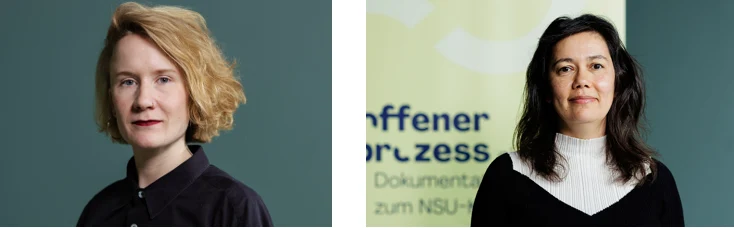 Portraitfotos von Marie-Theres Lewe und Cyntia Zimmermann