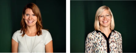 Portraitfotos vom Andrea Horn und Saskia Rudolph