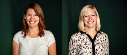 Portraitfotos vom Andrea Horn und Saskia Rudolph