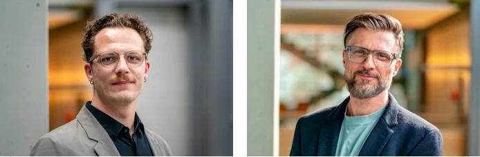 Portraitfotos von Fabian Starosta und Jens Goebel