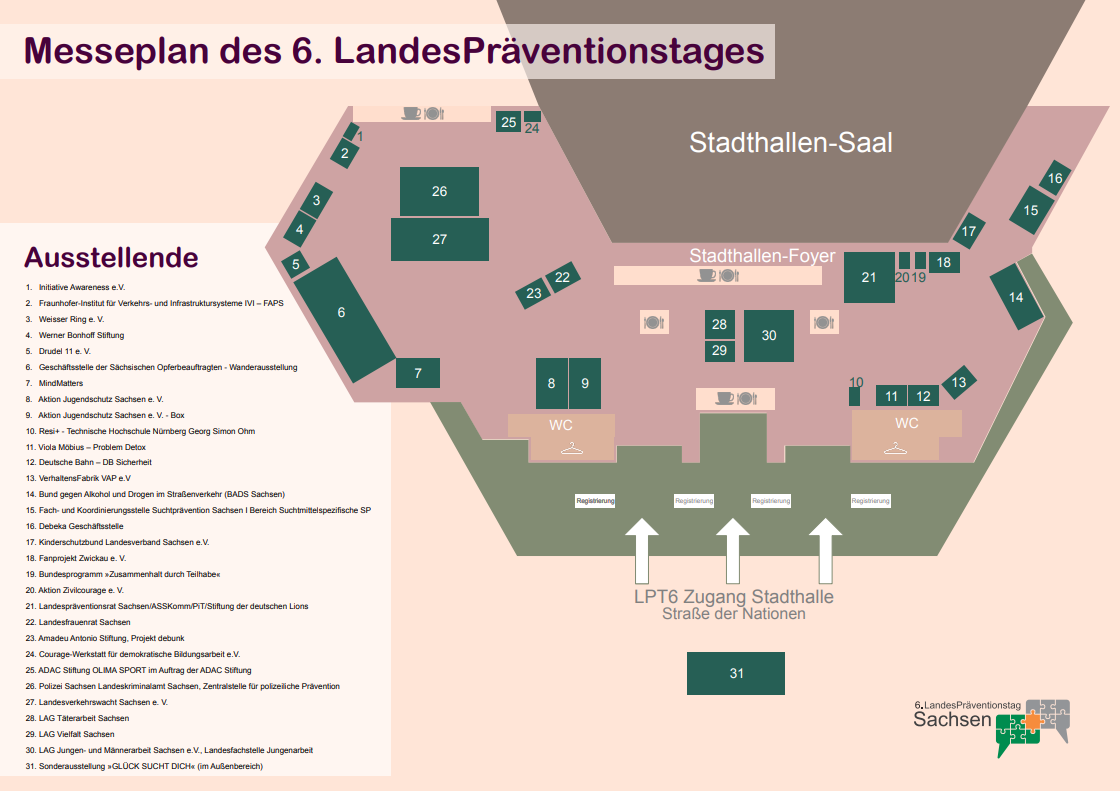 Standplan Messe